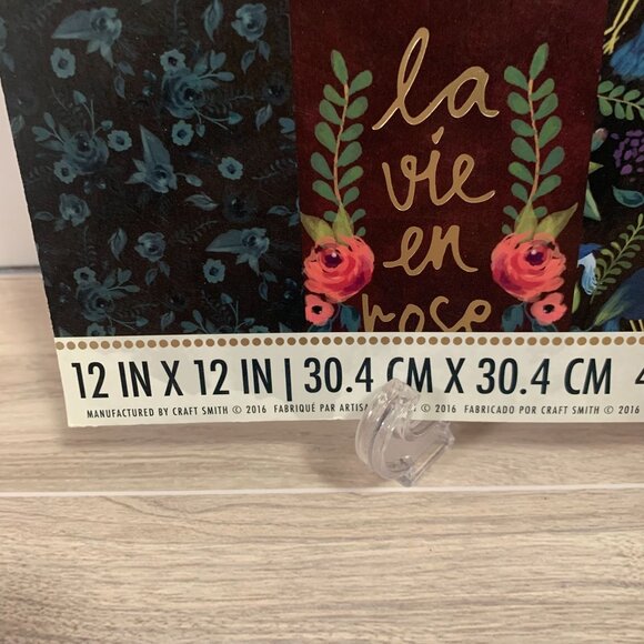 Craft Smith "Dark Floral" 12x12 Paperpad 48 Sheets Cardstock - Picture 2 of 14